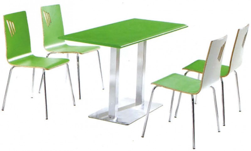 四位不銹鋼分體餐桌ZY47