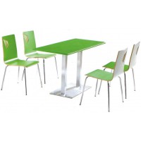 四位不銹鋼分體餐桌ZY47