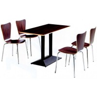 四位多層板分體餐桌ZY45