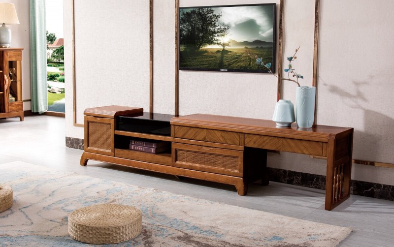 益木春實(shí)木電視地柜M626#（伸縮）