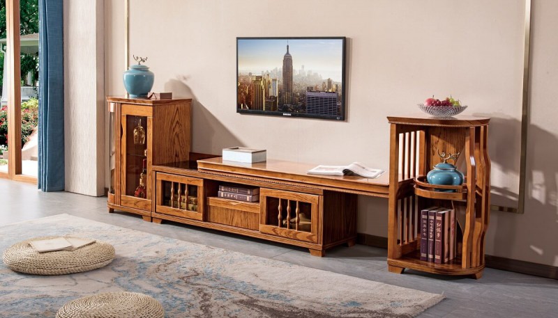 益木春實木電視地柜C-1825#（伸縮）