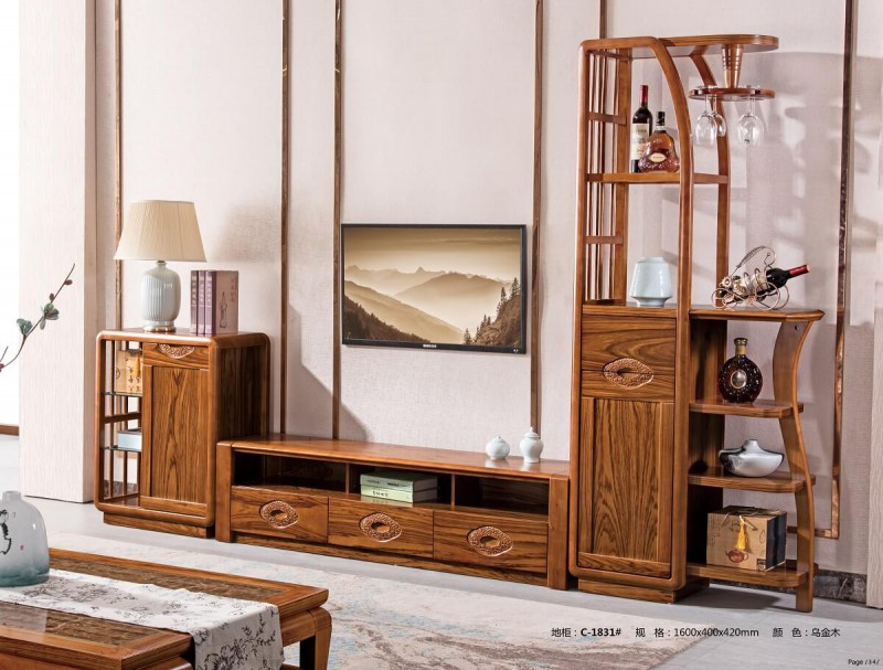 益木春實木電視地柜C-1831#