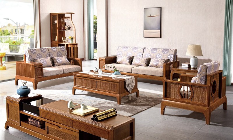 益木春實木沙發6805#