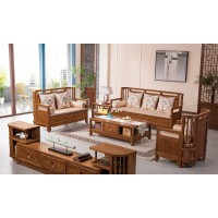 益木春實木沙發6808#