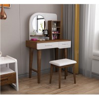 宣輝家具妝臺XHZ02#（米白色+胡桃色）