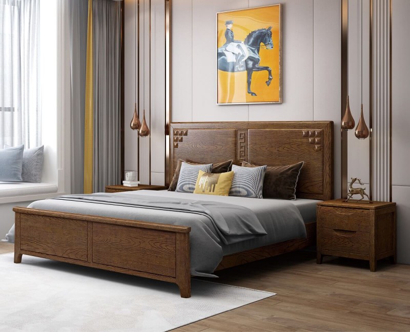 宣輝家具床XH822#（胡桃色）