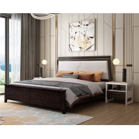 宣輝家具床XH821#（黑紫檀+米白色）