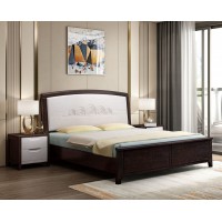 宣輝家具床XH826#（黑紫檀+米白色）