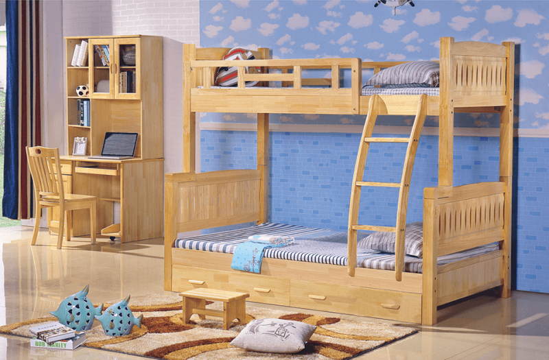 益志家具子母床102#（原木色）