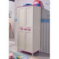 小書丞二門衣柜806#（粉+白）