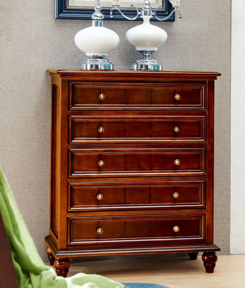 潤潼新美式家具506#五斗柜