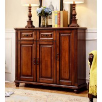 潤潼新美式家具三門鞋柜