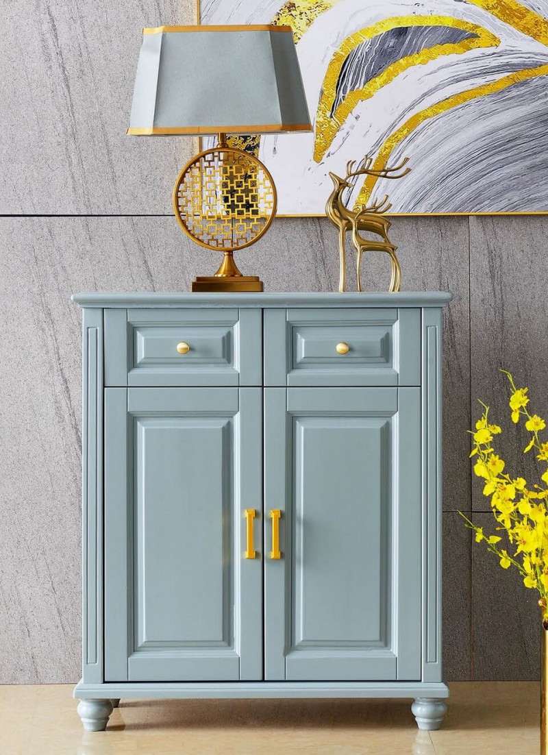 潤潼新美式家具兩門鞋柜