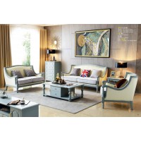 潤潼新美式家具289#1+2+3沙發