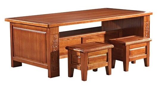 華民盛新中式海棠木長茶幾889