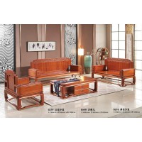 華民盛新中式海棠木1+2+3沙發(fā)S218