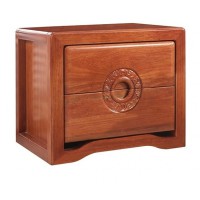 華民盛新中式海棠木床頭柜11