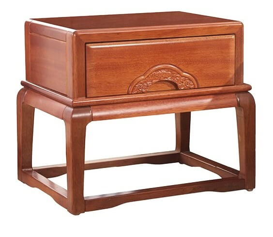 華民盛新中式海棠木床頭柜12