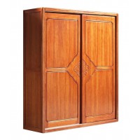 華民盛新中式海棠木兩門推拉衣柜1513