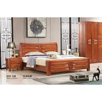 華民盛新中式海棠木大床2019