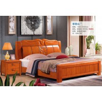 俊豐家具：橡木床手托心#（海棠色）