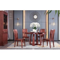 風范系列圓餐臺HT-02#餐椅HY-03#