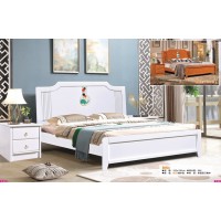 富利雅青少年彩色實木套房2813#（啞白、柚木色）