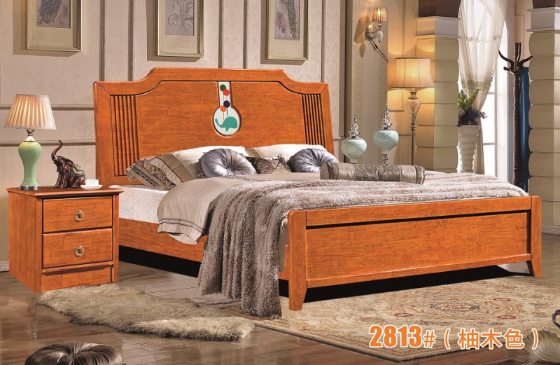 富利雅青少年彩色實木套房2813#（啞白、柚木色）2