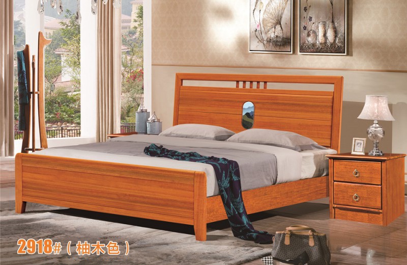富利雅青少年彩色實木套房2918#（啞白、柚木色）2