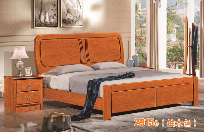 富利雅青少年彩色實木套房2915#（啞白、柚木色）2