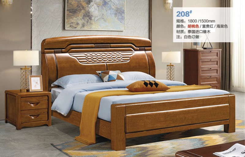 俊豐家具：橡木床208#