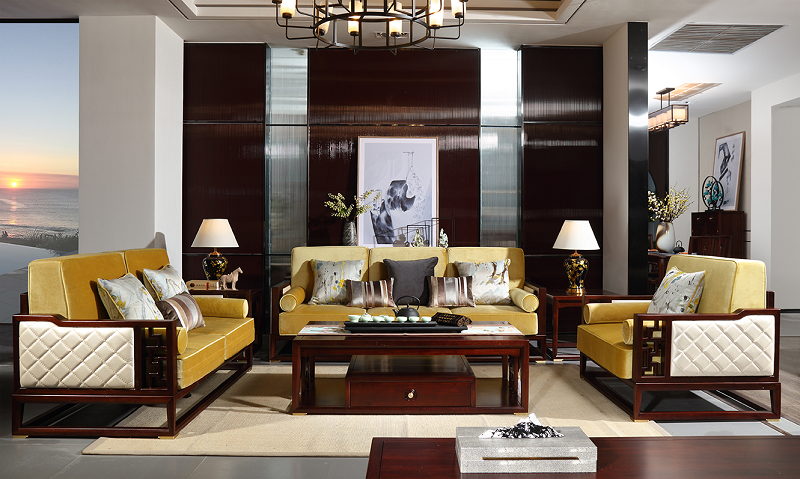 新中式客廳沙發(fā)01