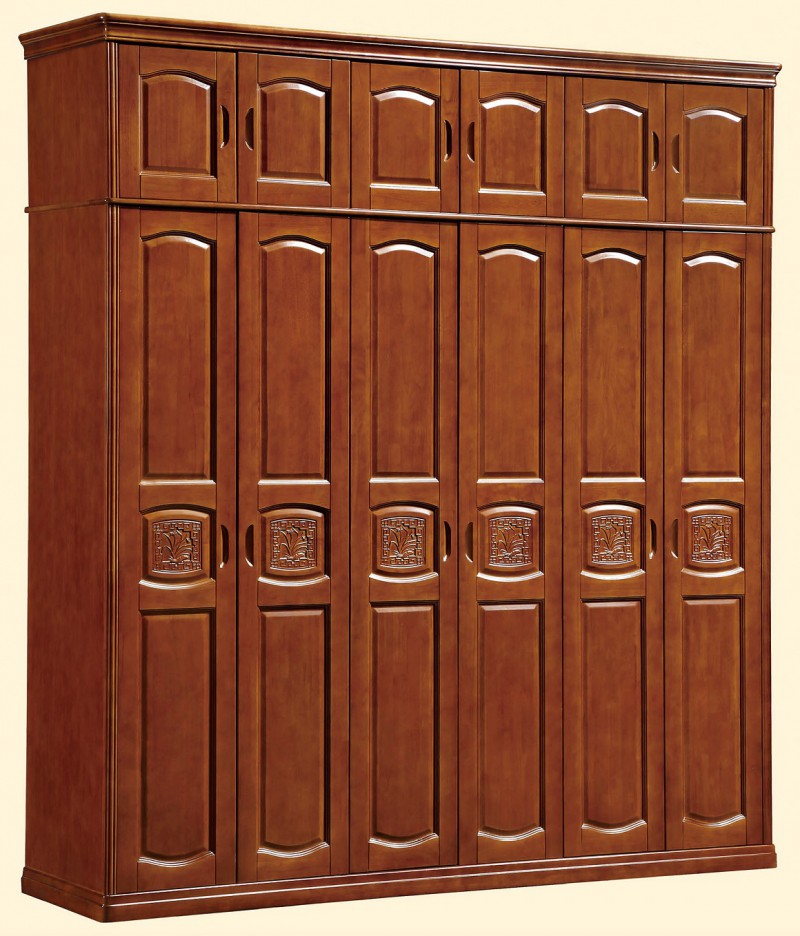 長樂家具六門加頂衣柜8066A#