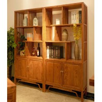 詩意東方新中式紅木：江南書架