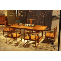 詩意東方新中式紅木：畫案茶臺