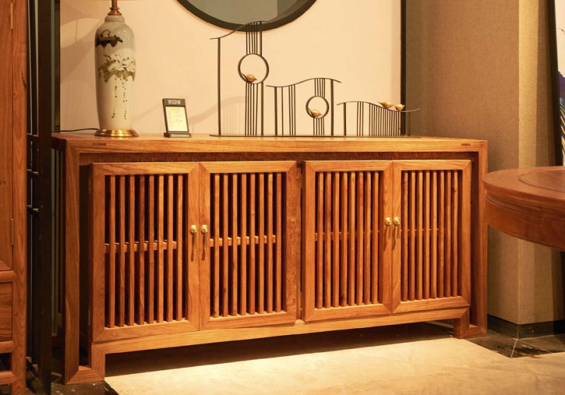 詩意東方新中式紅木：祥云餐邊柜