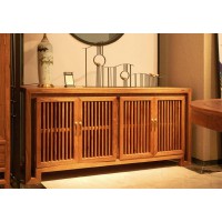 詩意東方新中式紅木：祥云餐邊柜