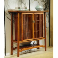 詩意東方新中式紅木：江南風鞋柜