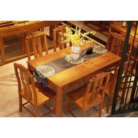 詩意東方新中式紅木：錦上添花餐臺