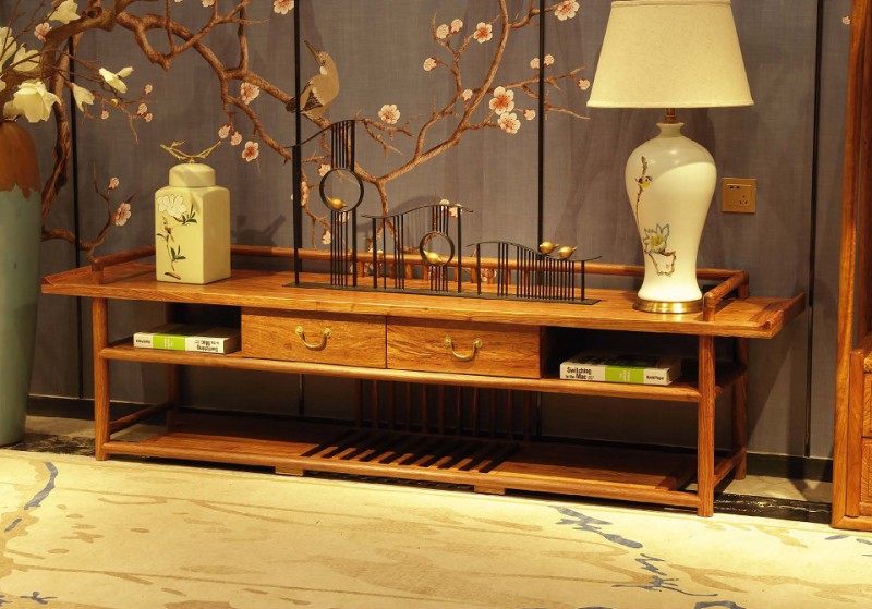 詩意東方新中式紅木：東方地柜