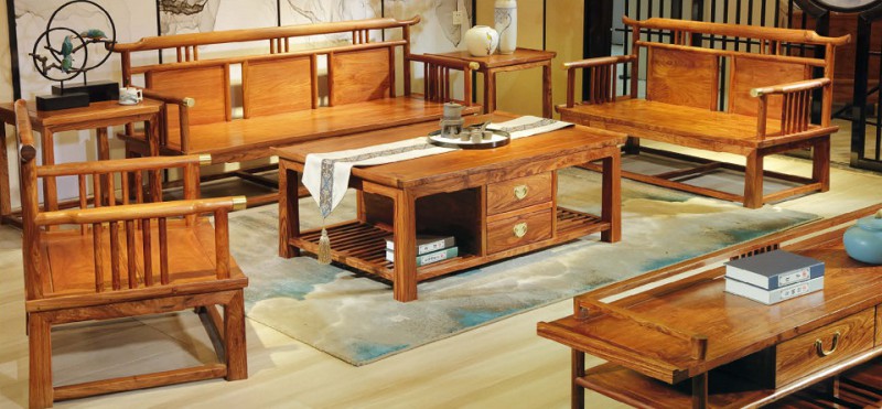 詩意東方新中式紅木：官帽沙發1+2+3圖2