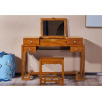 詩意東方新中式紅木：祥云翻蓋妝臺