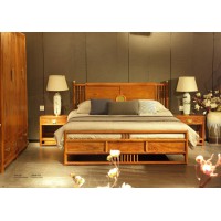 詩意東方新中式紅木：君和大床