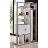 采木園致青春現(xiàn)代輕奢實木系列9891#餐邊柜（A色 灰+白）