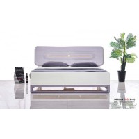 采木園致青春現代輕奢實木系列9802#床（C色 紫+白）