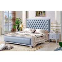 浩楠宜家簡美系列家具：床978#（軟包）寶馬灰