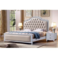 浩楠宜家簡美系列家具：床968#（軟包）寶馬灰