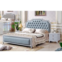 浩楠宜家簡(jiǎn)美系列家具：床992#（軟包）寶馬灰