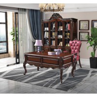 浩楠宜家唯舍系列家具：四門書柜802#、書桌802#