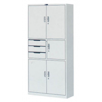 萬昌家具：偏三斗鐵門柜614#